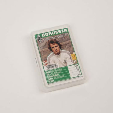 Borussia Mönchengladbach Legends Quartet Official Fan Merchandise Fohlenshop | Card game with club legends 32 cards | Gladbach gift items on sale